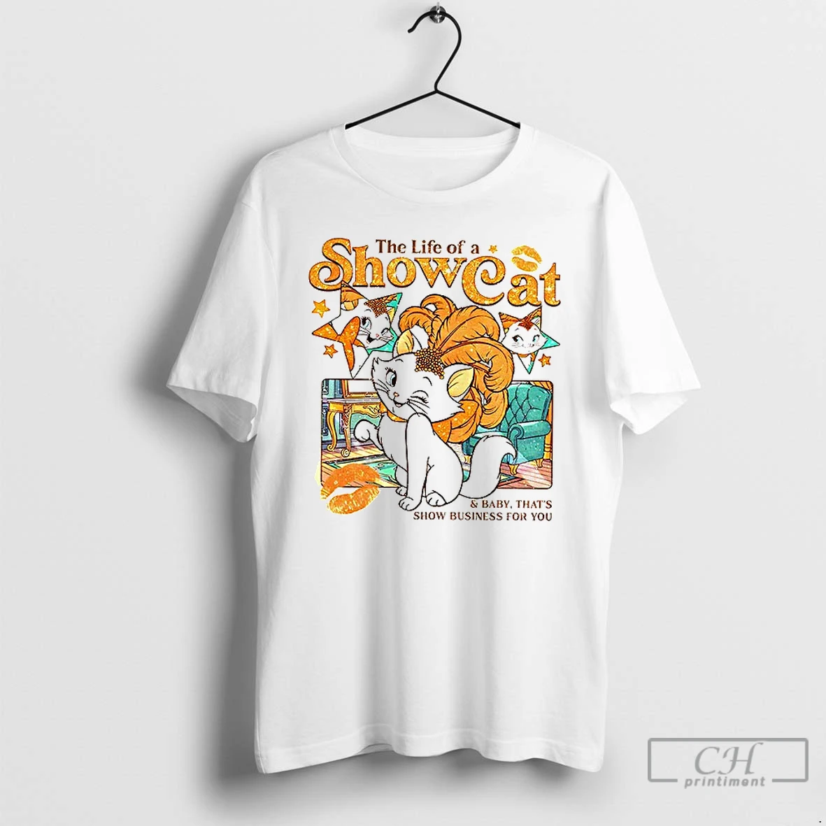 Premium Vintage The Life Of A Showcat The Aristocats Marie Cat T Shirts Hoodie