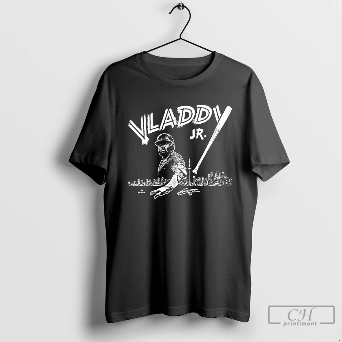 Premium Vladimir Guerrero Jr Bat Flip Toronto Blue Jays Signature T Shirts Hoodie