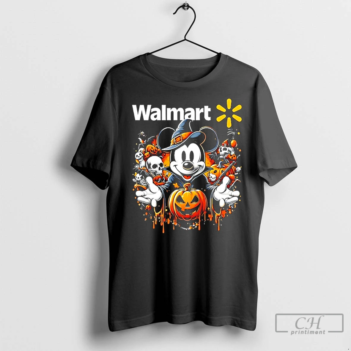 Premium Walmart X Mickey Trick Or Treat Halloween T Shirt