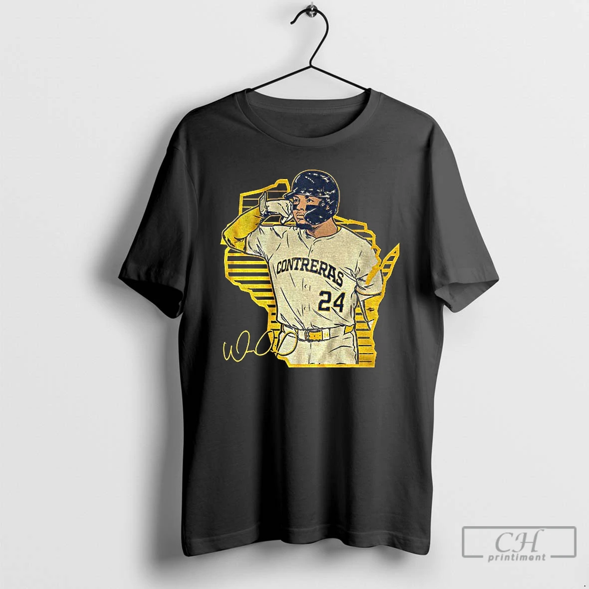 Premium William Contreras Milwaukee Brewers Mlb Baseball Call The Pen Signature T Shirts Hoodie