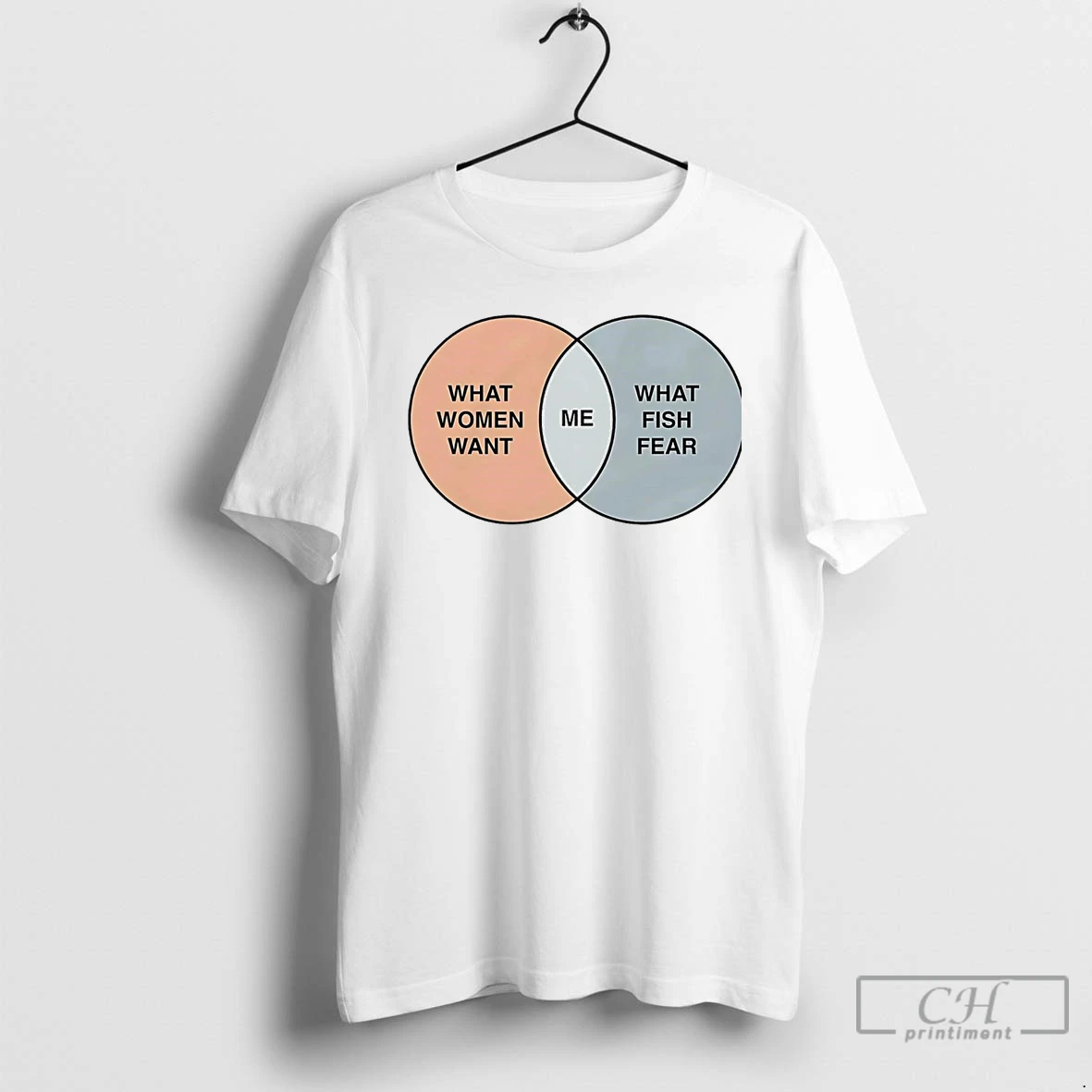 Premium Women Want Me What Fish Fear Me Venn Diagram T Shirts Hoodie