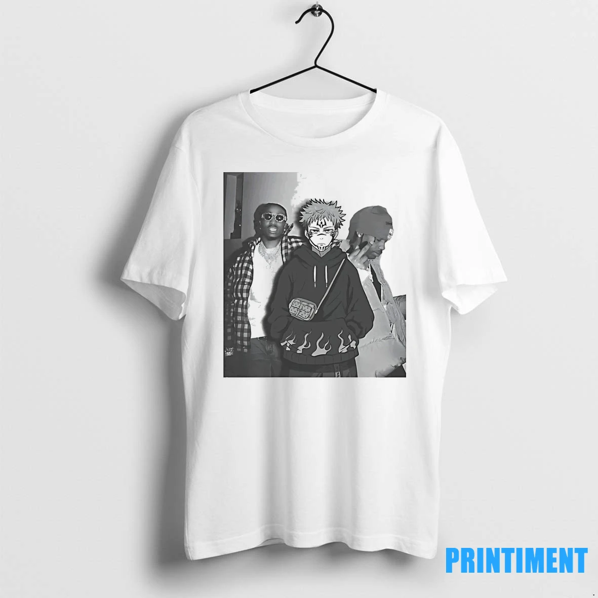 Quavo X Travis Scott And Yuji Itadori Anime Tshirts Sweater Hoodie
