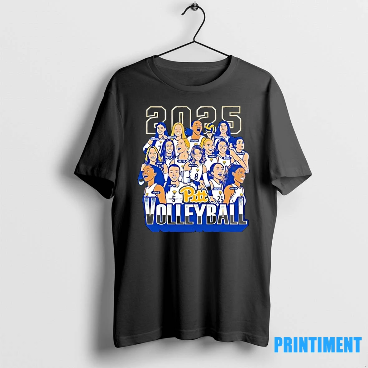 Rally Pitt Panthers Volleyball Roster 2025 Tshirts Sweater Hoodie