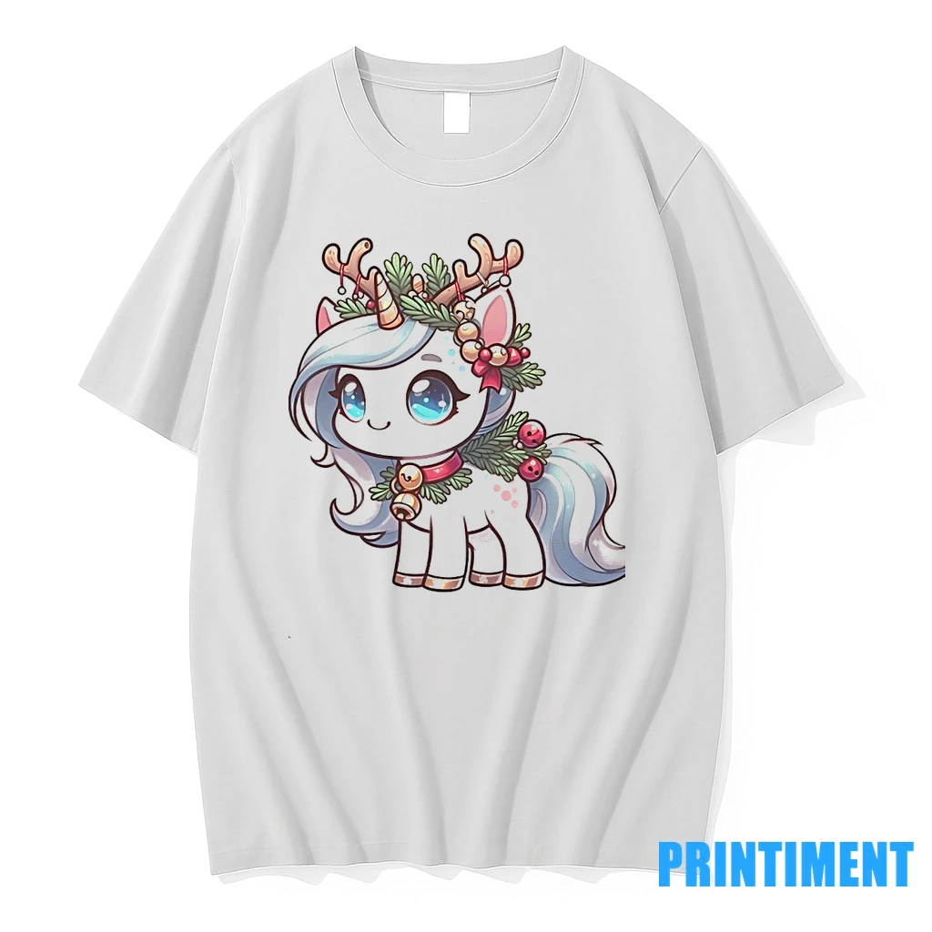 Reindeer Unicorn Bells And Holly Christmas Tshirts Sweater Hoodie