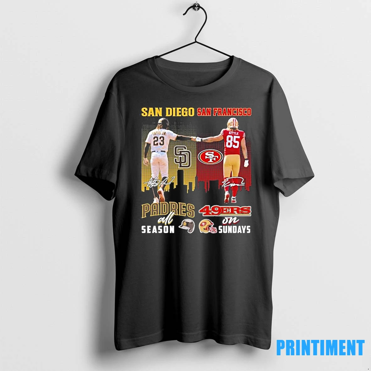 San Diego Tatis Jr All Season And San Francisco Kittle On Sundays Tshirts Sweater Hoodie