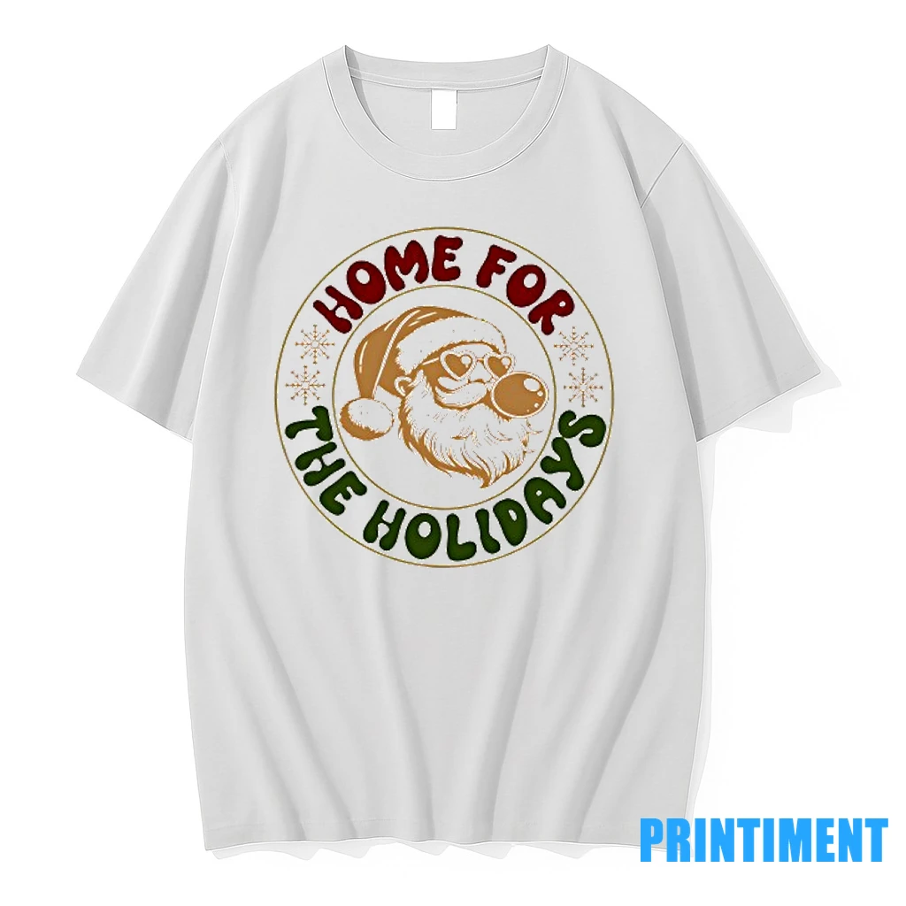 Santa Claus Home For The Holidays Merry Christmas Tshirts Sweater Hoodie