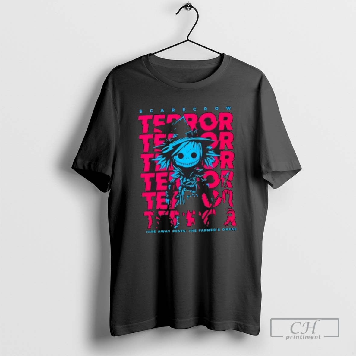 Scarecrow Terror Halloween T Shirts