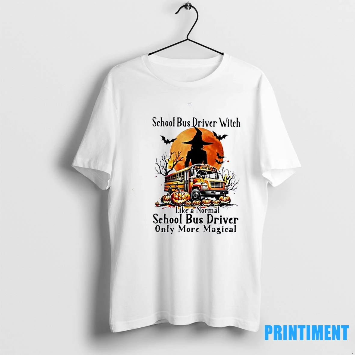 School Bus Driver Witch Like A Normal School Bus Driver Only More Magical Halloween Tshirts Sweater Hoodie