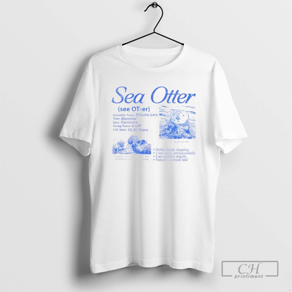 Sea Otter Vintage 90s Graphic T Shirts