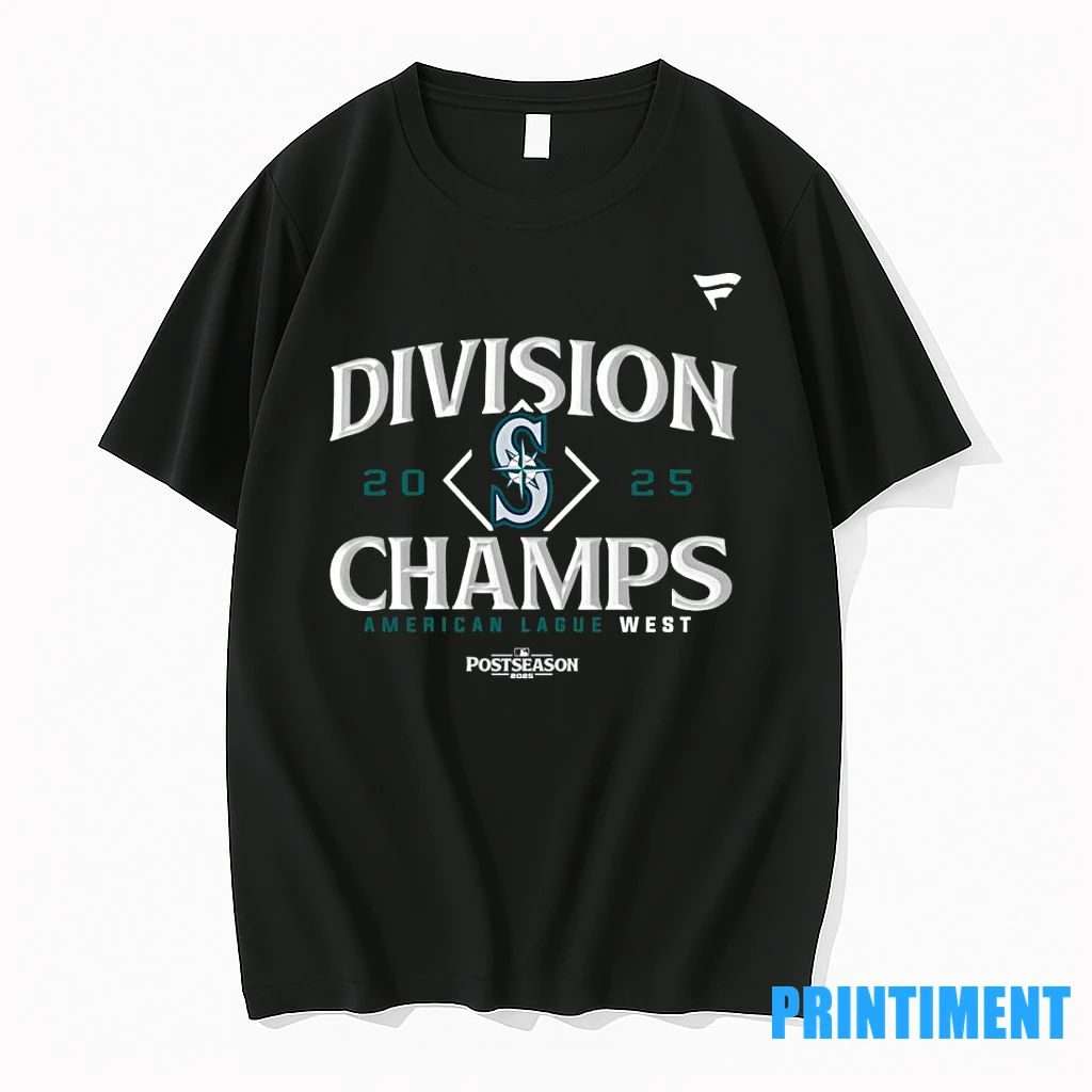 Seattle Mariners 2025 Al West Division Champions Tshirts Sweater Hoodie