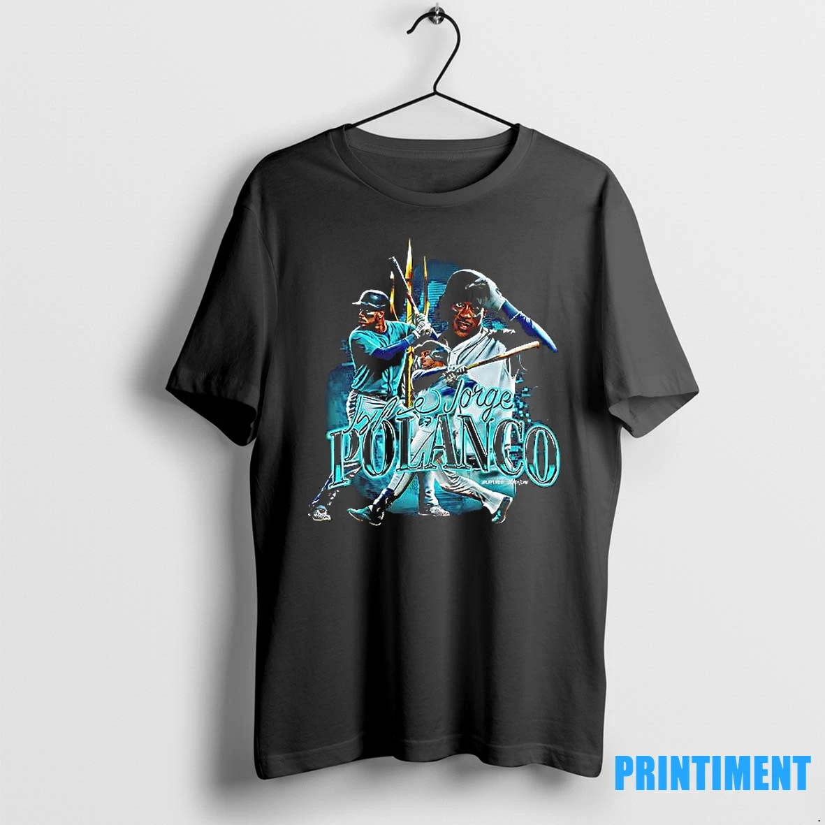 Seattle Mariners Jorge Polanco Trident Graphic Tshirts Sweater Hoodie