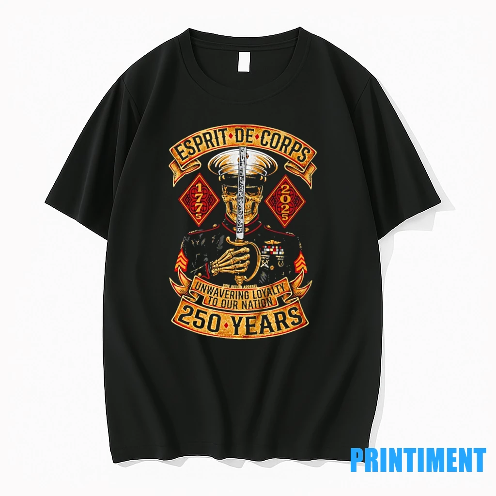 Skeleton Esprit De Corps Unwavering Loyalty To Our Nation 250th Year Tshirts Sweater Hoodie