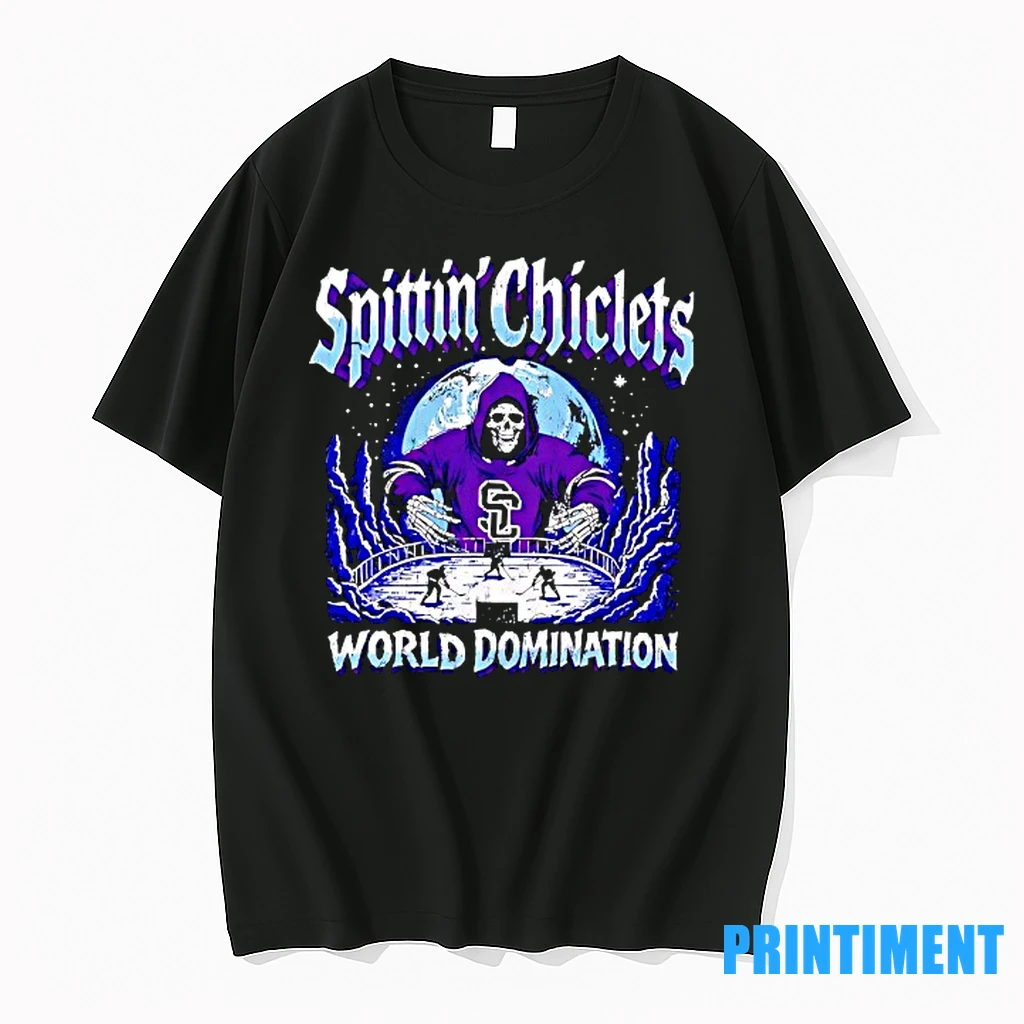 Skeleton Spittin Chiclets World Domination Tshirts Sweater Hoodie