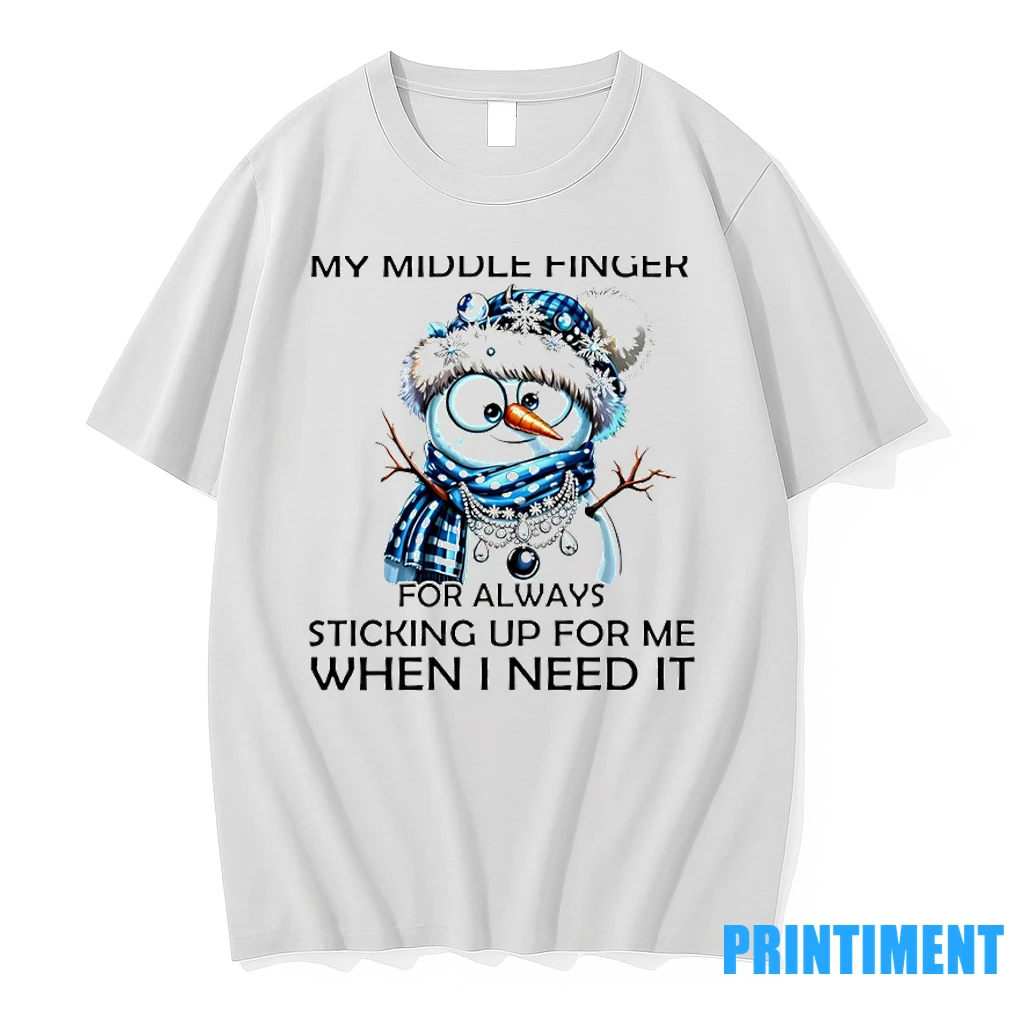 Snowman Id Like To Thank My Middle Finger For Always Sticking Up For Me When I Need It Tshirts Sweater Hoodie