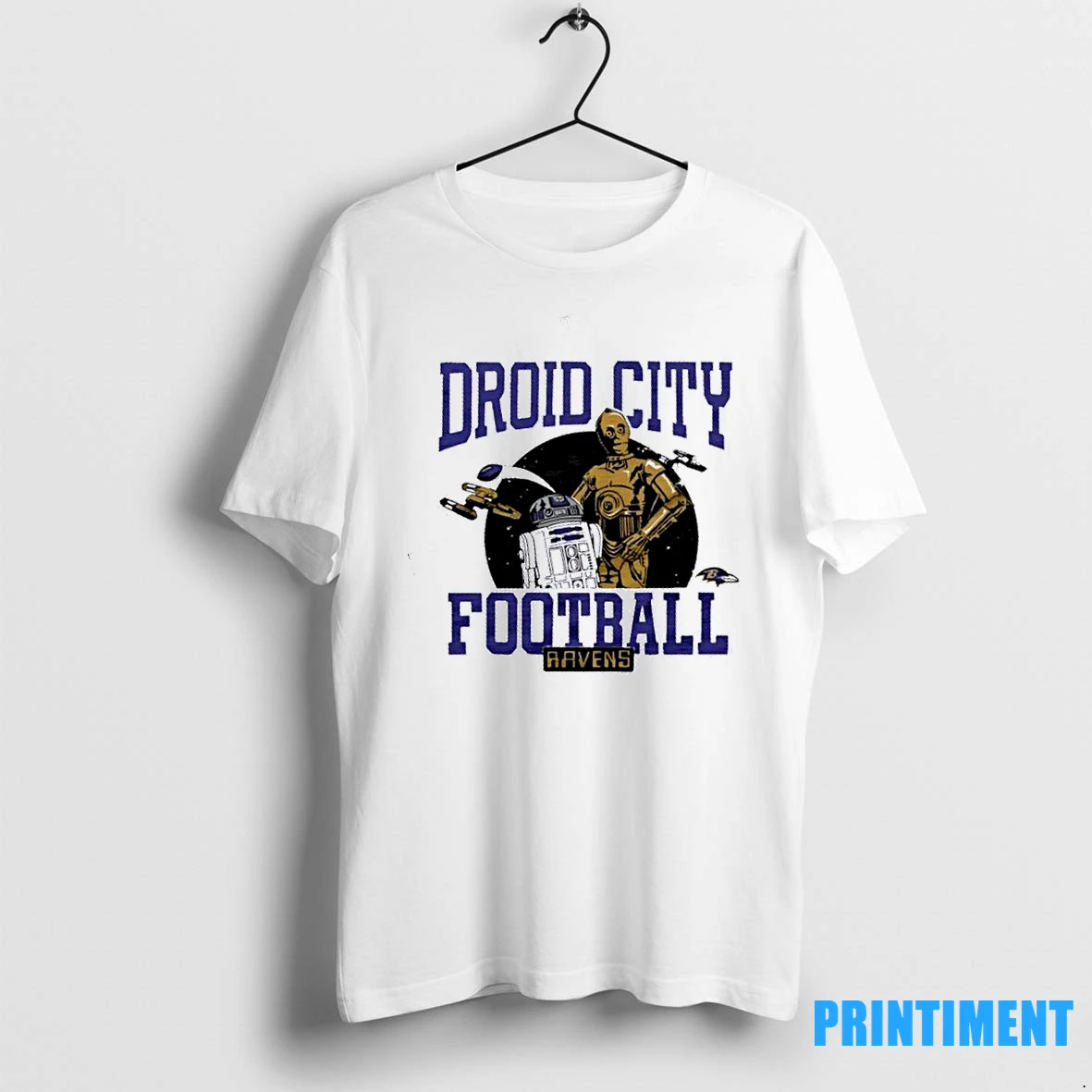 Star Wars X Baltimore Ravens Droid City Football Tshirts Sweater Hoodie