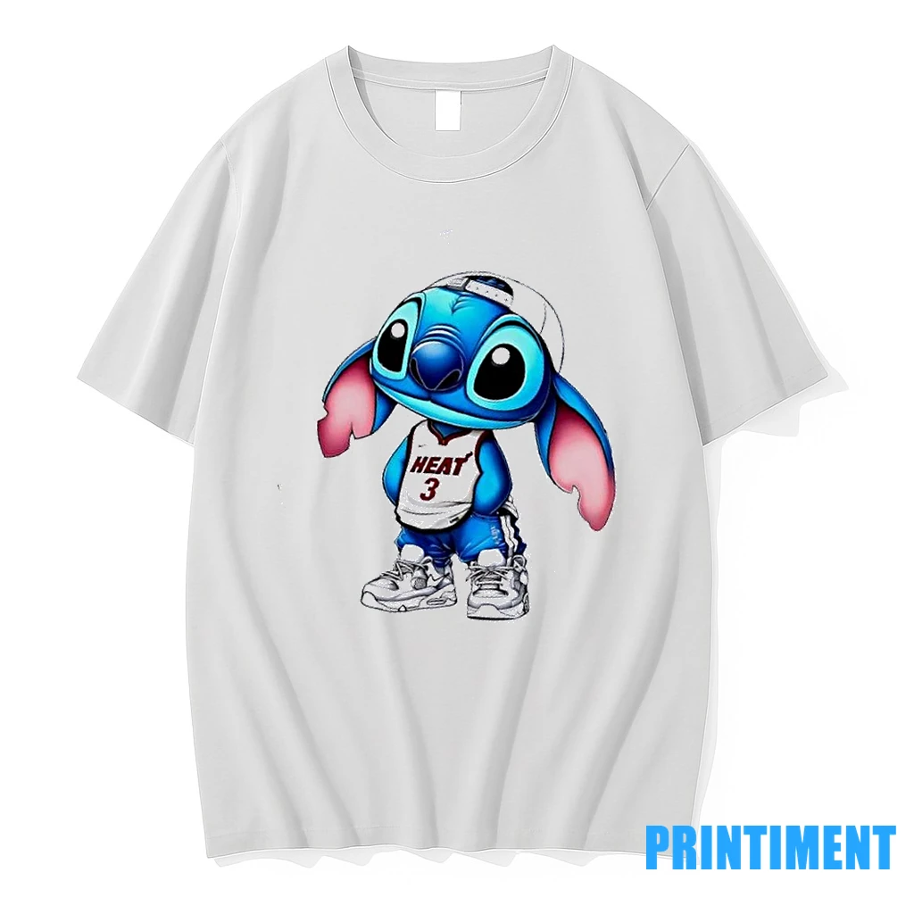 Stitch Wearing Miami Heat Hip Hop Style Tshirts Sweater Hoodie