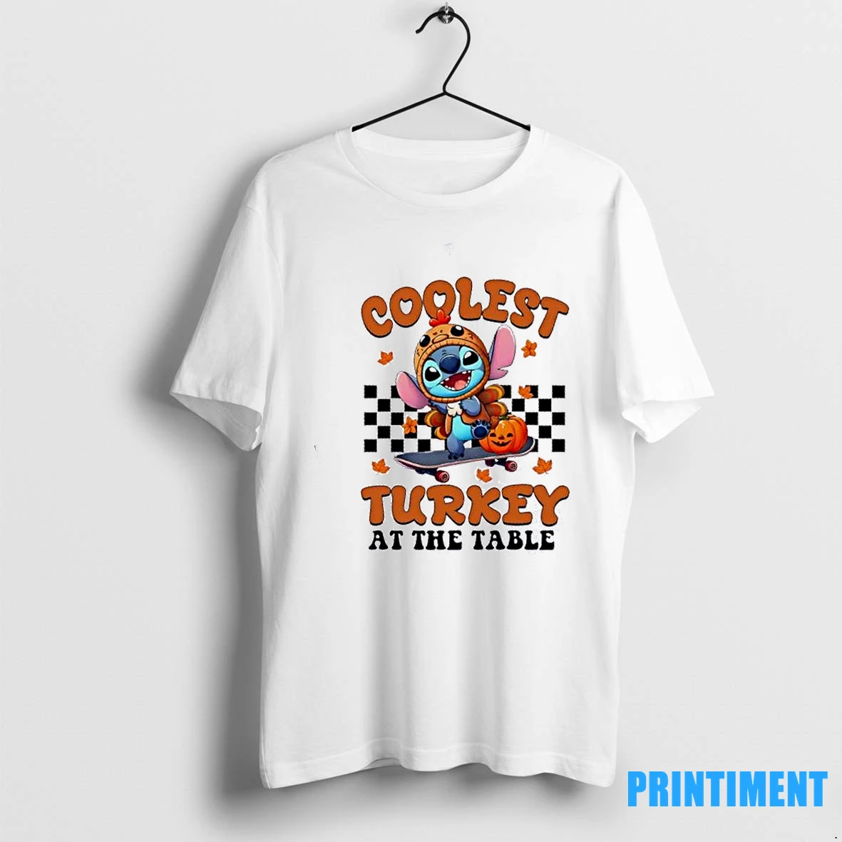 Stitch Coolest Turkey At The Table Tshirts Sweater Hoodie