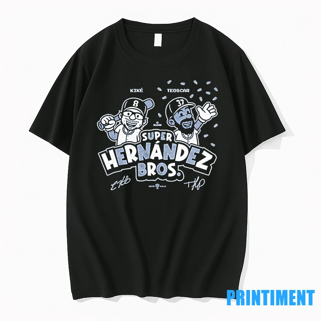 Super Hernandez Bros Kike Hernandez And Teoscar Hernandez T Tshirts Sweater Hoodie