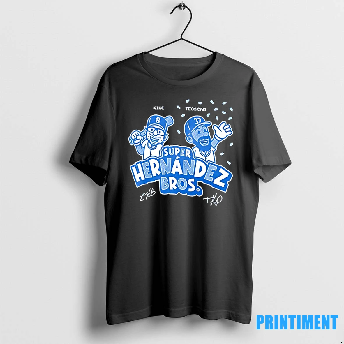 Super Hernandez Bros Kike And Teoscar Hernandez Los Angeles Dodgers Baseball Signatures Tshirts Sweater Hoodie