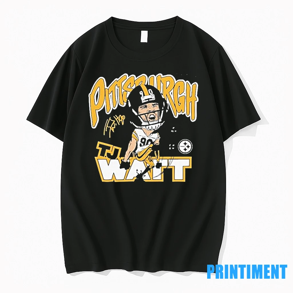 T J Watt Pittsburgh Steelers Caricature Player Tshirts Sweater Hoodie