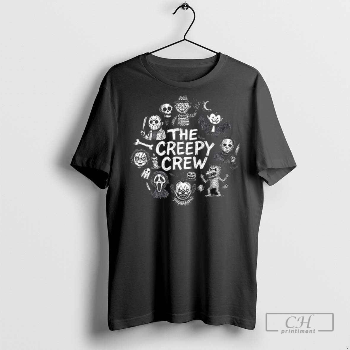 The Creepy Crew Our Favorite Horror Movie Baddies T Shirts