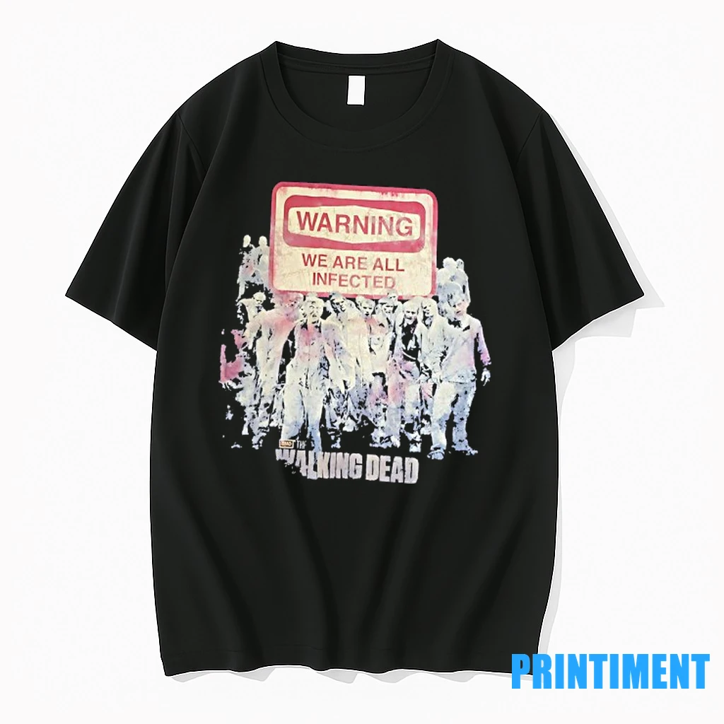The Walking Dead Warning We Are All Infected Zombies Tshirts Sweater Hoodie