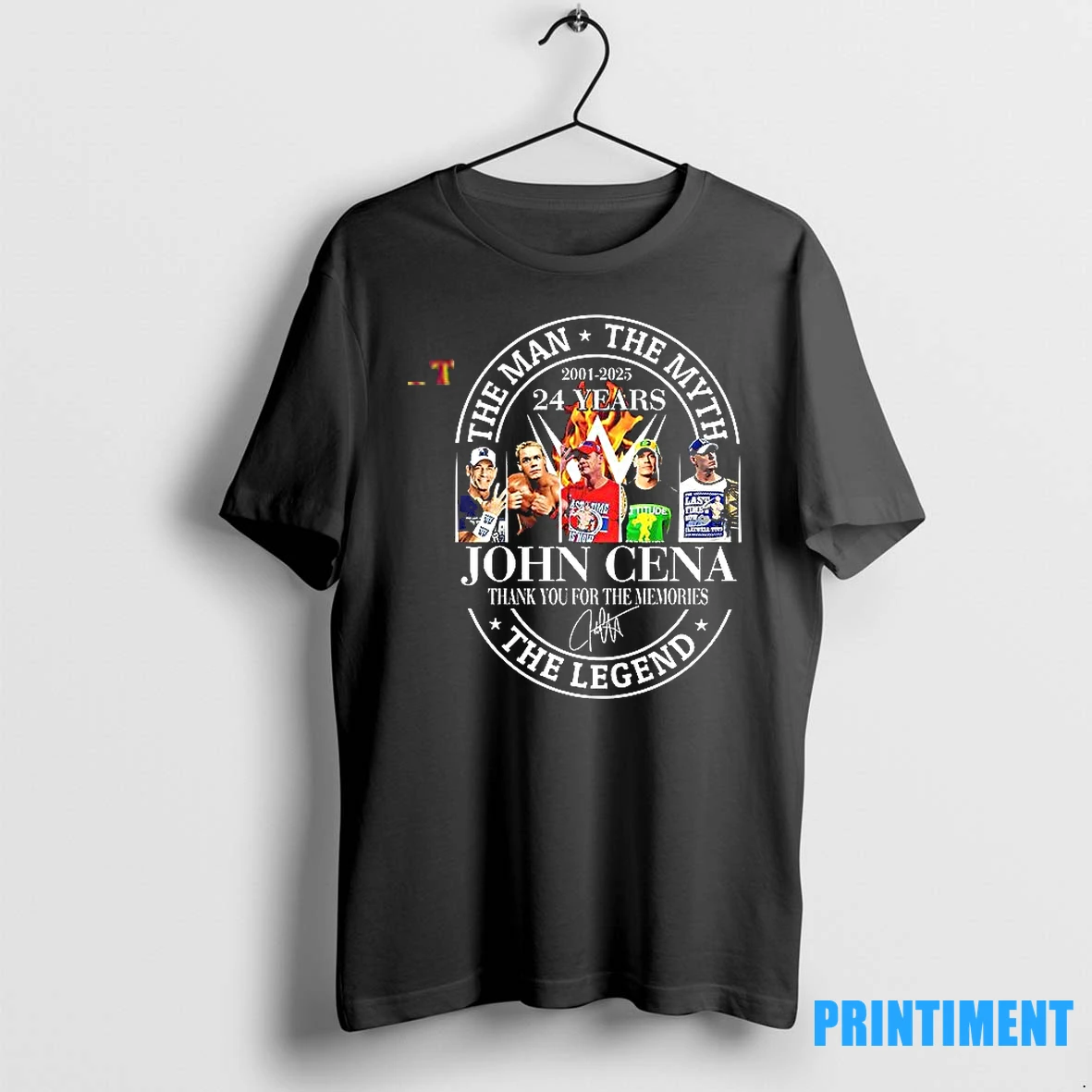 The Man The Myth The Legend John Cena 2001 2025 24 Years Tshirts Sweater Hoodie