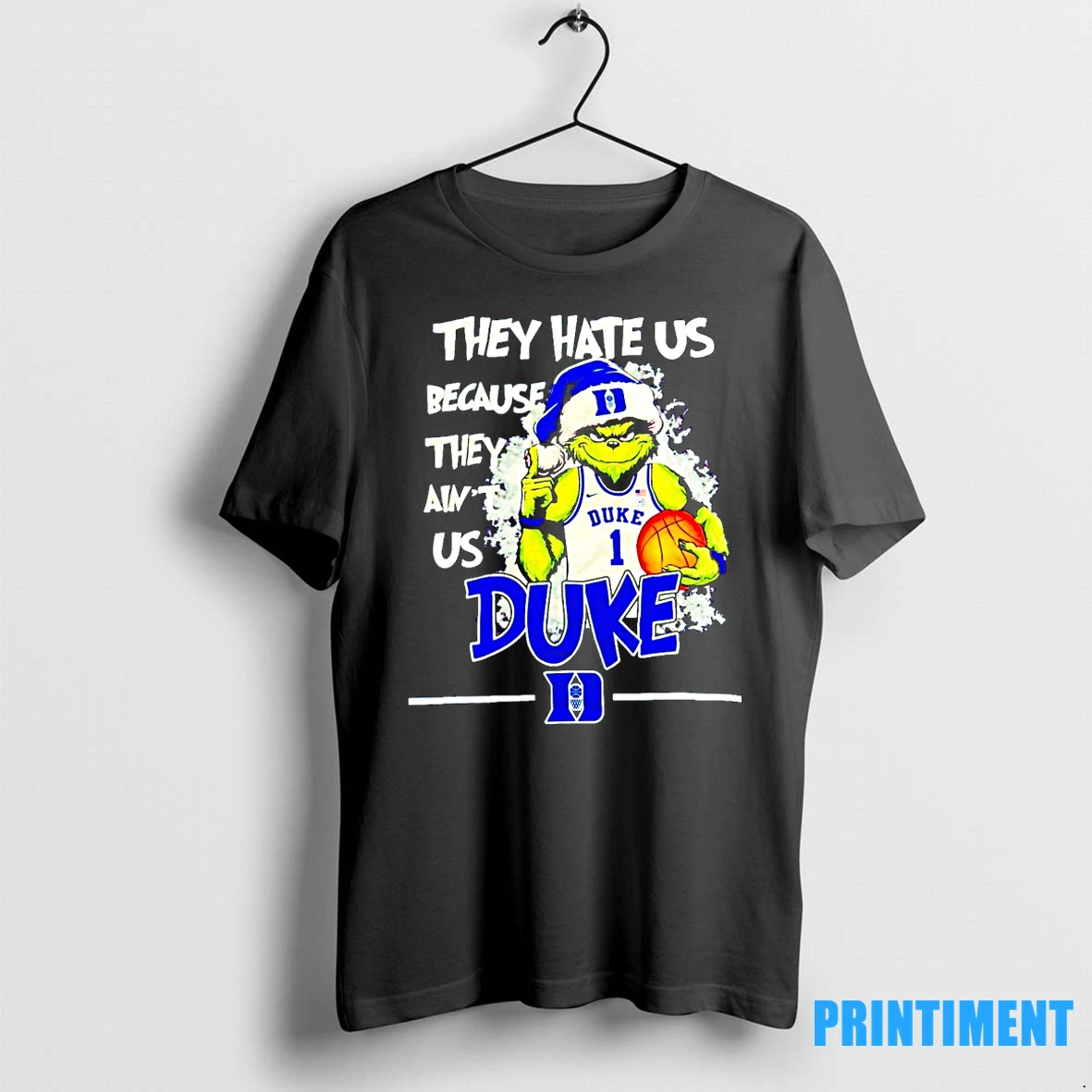 They Hate Us Because They Aint Us Duke Blue Devils Grinch Christmas Tshirts Sweater Hoodie