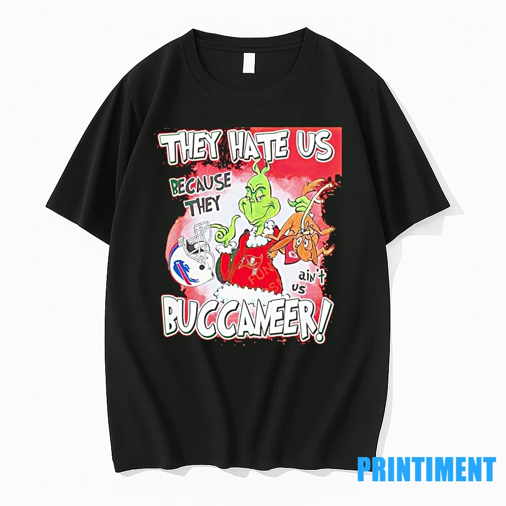 They Hate Us Because They Aint Us Tampa Bay Buccaneers Grinch Tshirts Sweater Hoodie