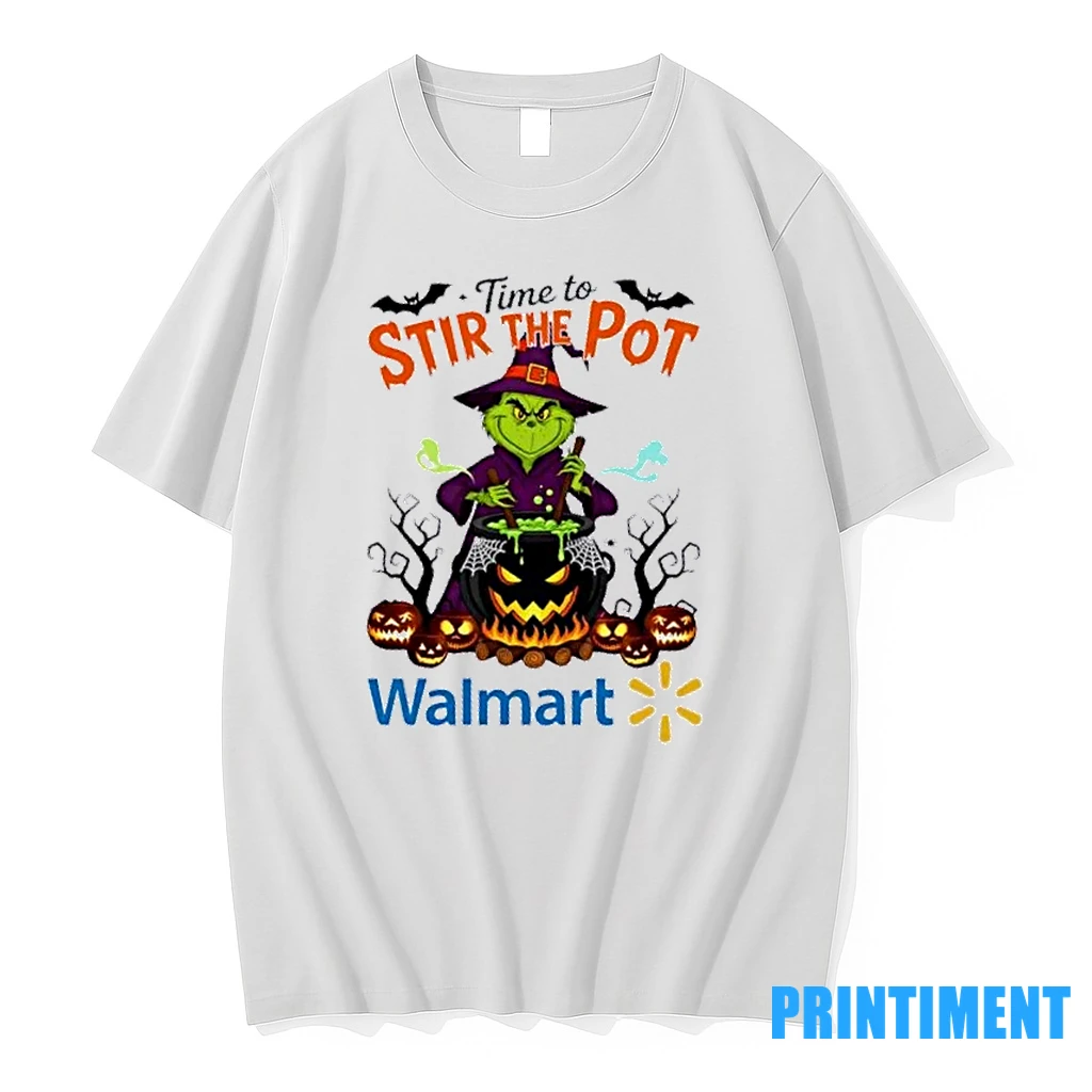 Time To Stir The Pot Walmart X Grinch Happy Halloween Tshirts Sweater Hoodie