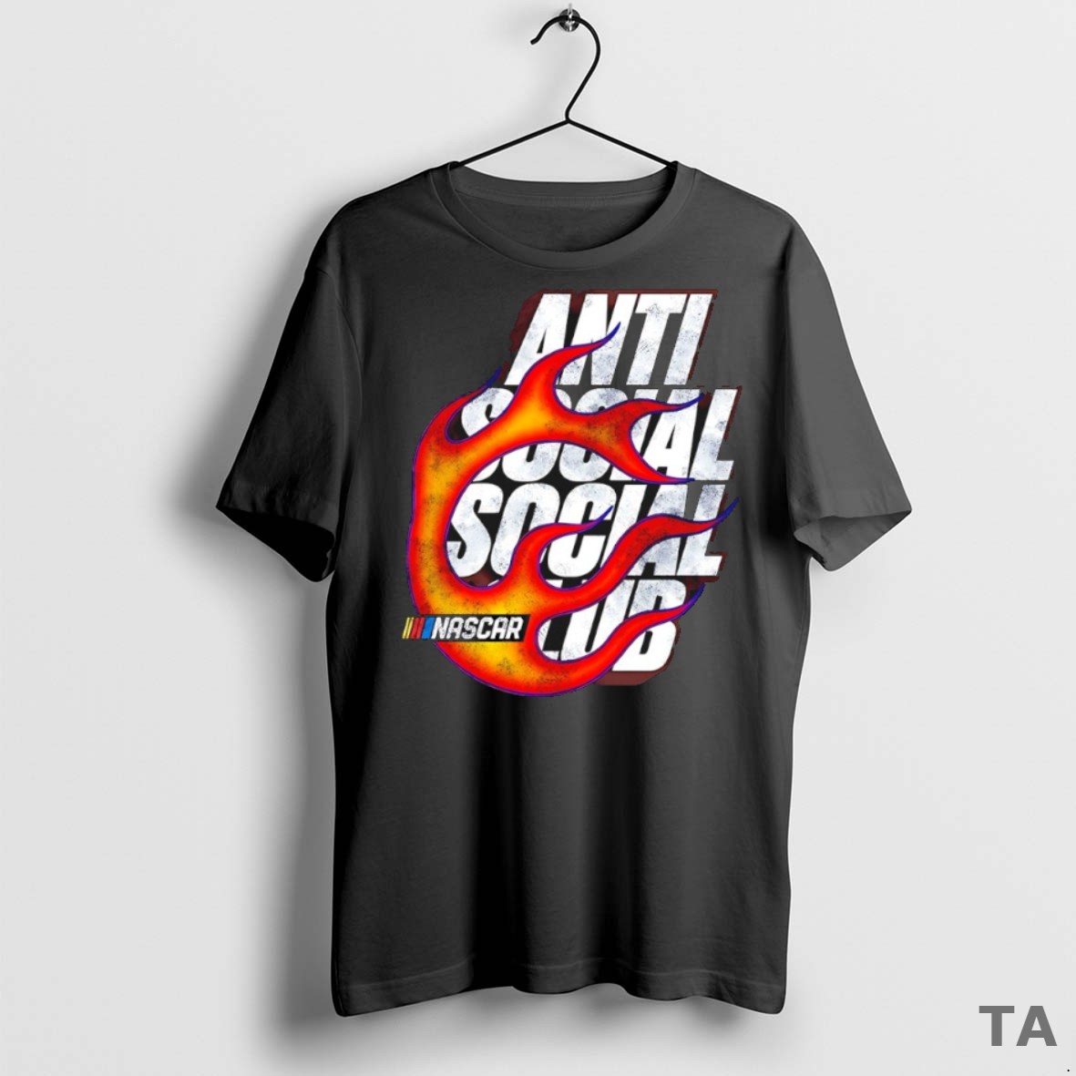 Top Anti Social Social Club X Nascar Daytona T Shirt Sweater