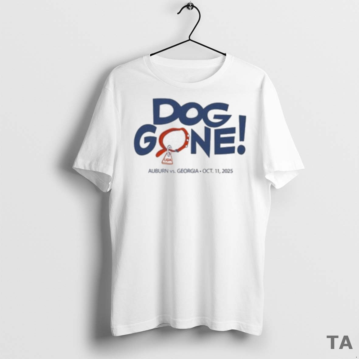 Top Auburn Tigers Vs Georgia Bulldogs October 11 2025 Dog Gone Fanart T Shirt Sweater