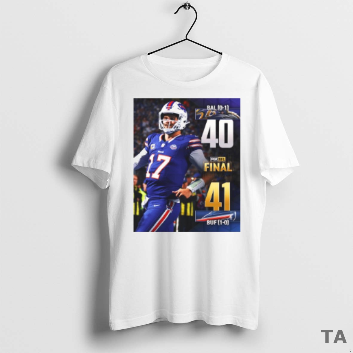 Top Baltimore Ravens 40 41 Buffalo Bills September 7 2025 Final Score Fox Nfl T Shirt Sweater