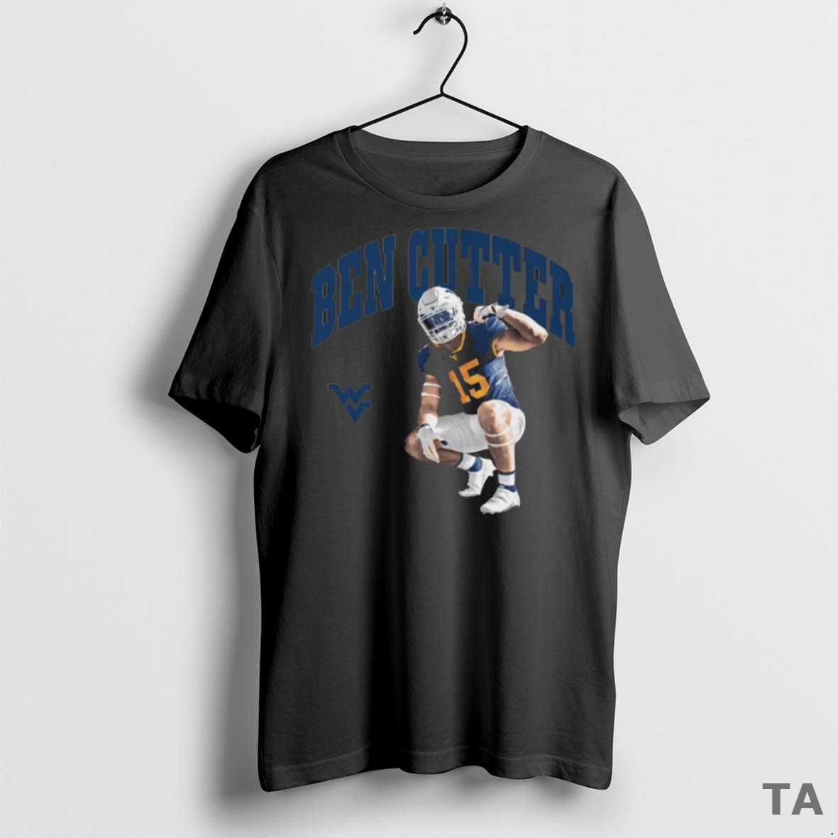 Top Ben Cutter West Virginia Mountaineers Ncaa Portrait 2025 T Shirt Sweater