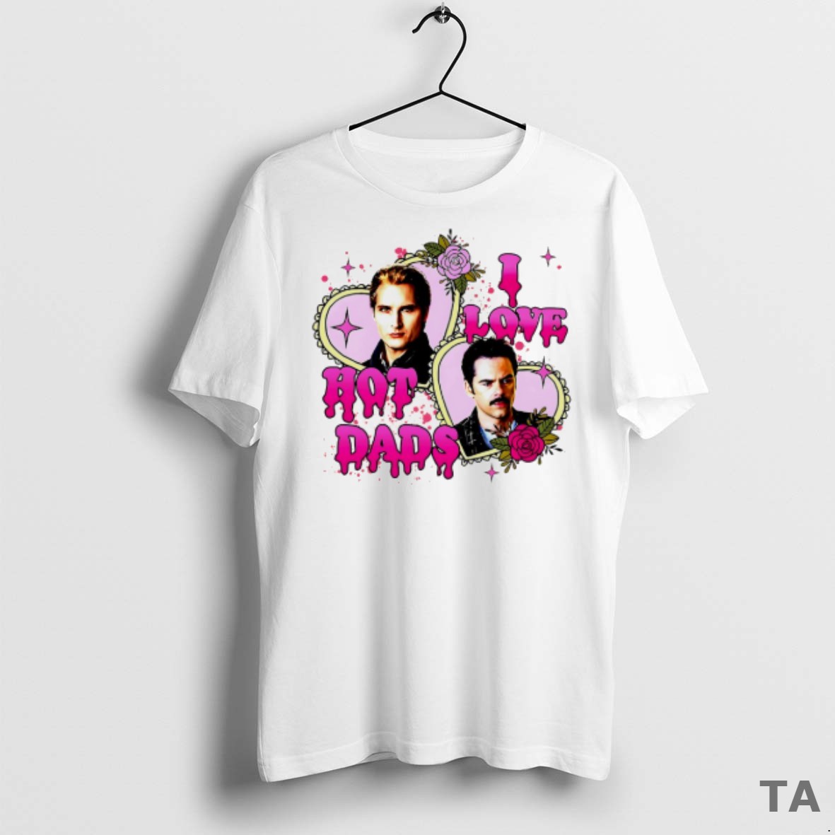 Top Charlie Swan Carlisle Cullen I Love Hot Dads T Shirt Sweater