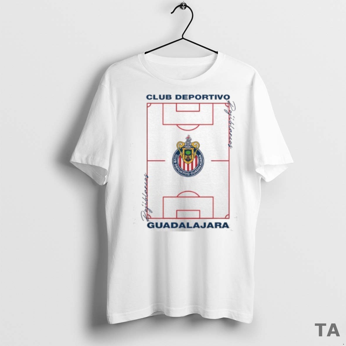 Top Chivas Club Deportivo Guadalajara Own The Pitch T Shirt Sweater