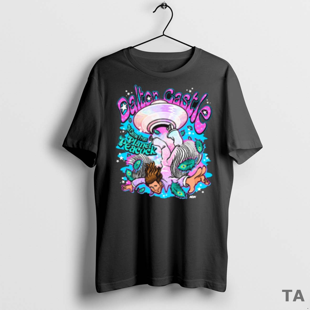 Top Dalton Castle It Came From Planet Peacock Aew 2025 T Shirt Sweater