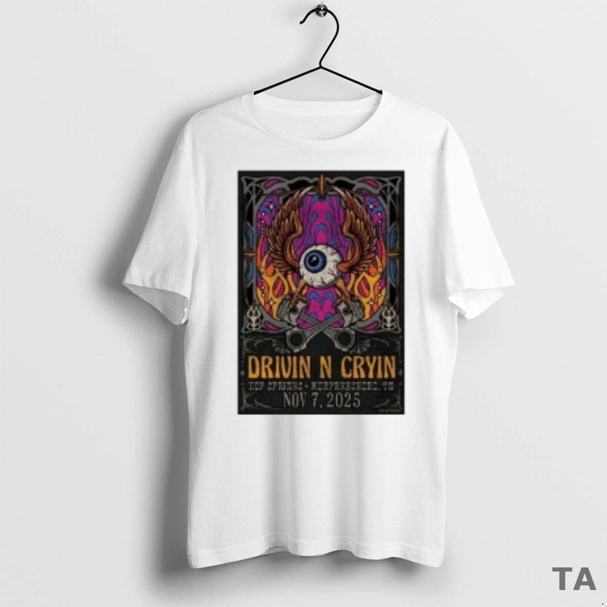 Top Drivin N Cryin 11 7 T Shirt Sweater