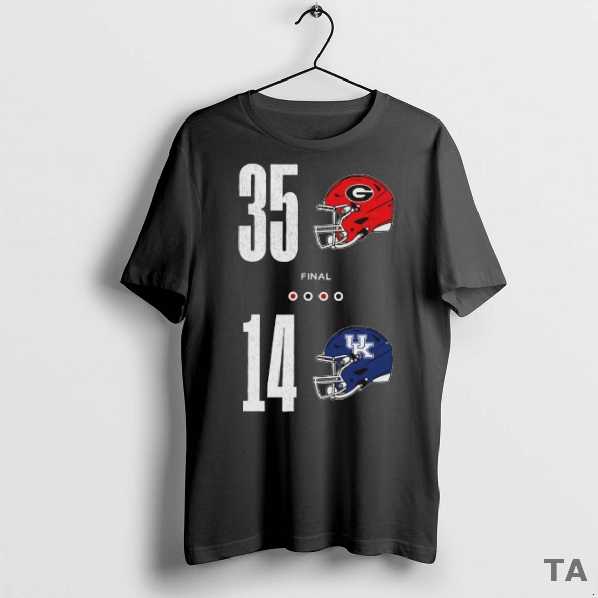 Top Georgia Bulldogs 35 14 Kentucky Wildcats Final Saturday October 4 2025 T Shirt Sweater