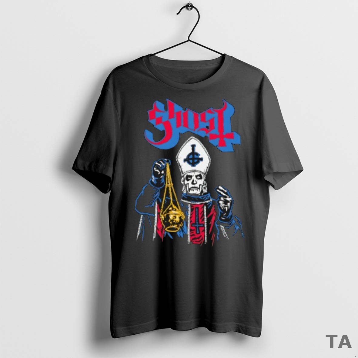 Top Ghost Retro Papa I T Shirt Sweater