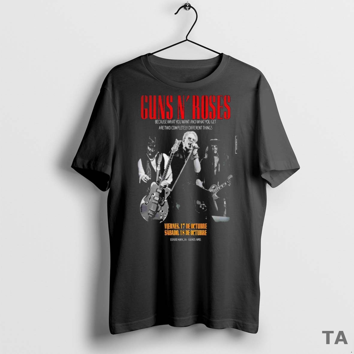 Top Guns N Roses Estadio Huracan In Buenos Aires Argentina Oct 17 18 2025 T Shirt Sweater