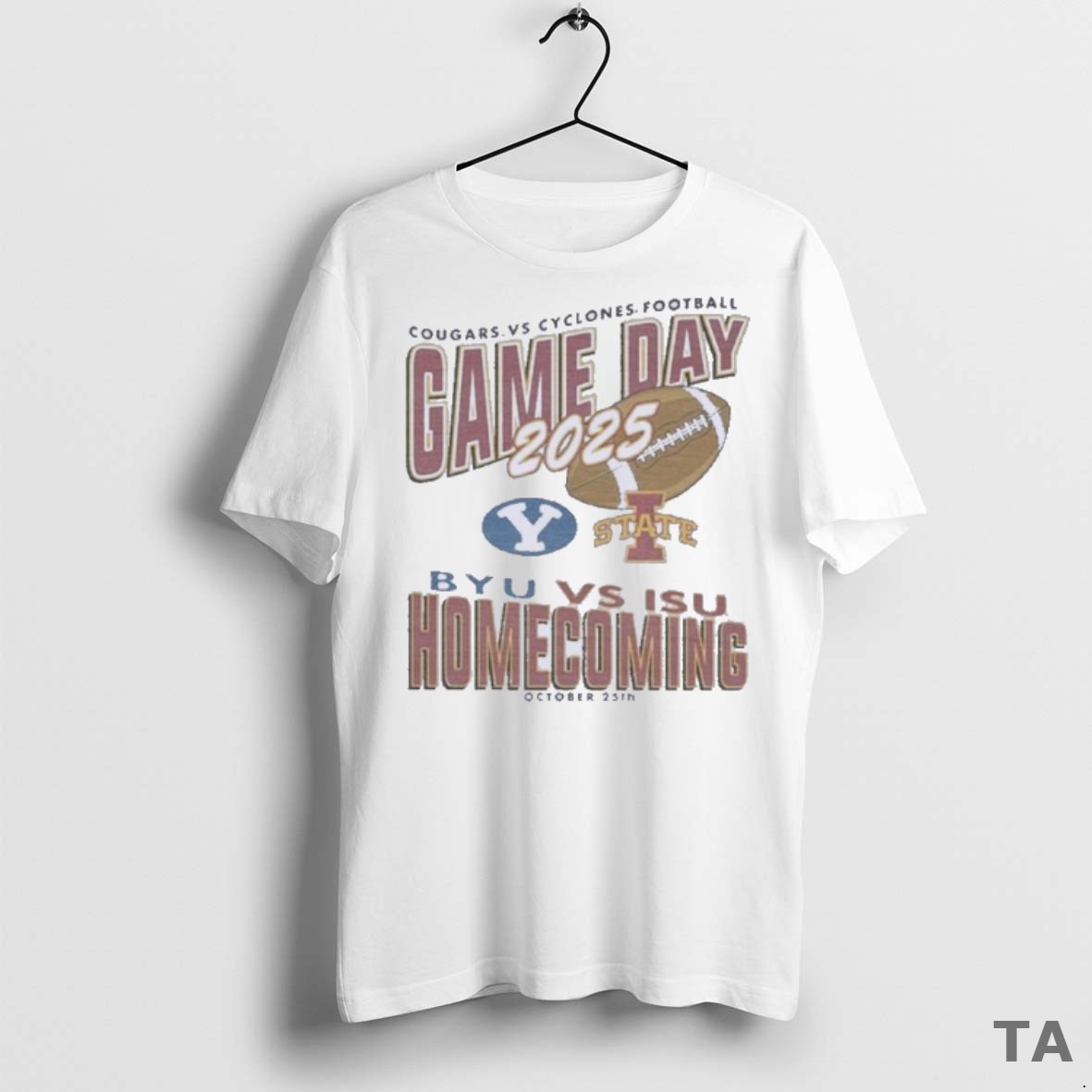 Top Homecoming Gameday Showdown 2025 Iowa State Cyclones Vs Byu Cougars October 25 T Shirt Sweater