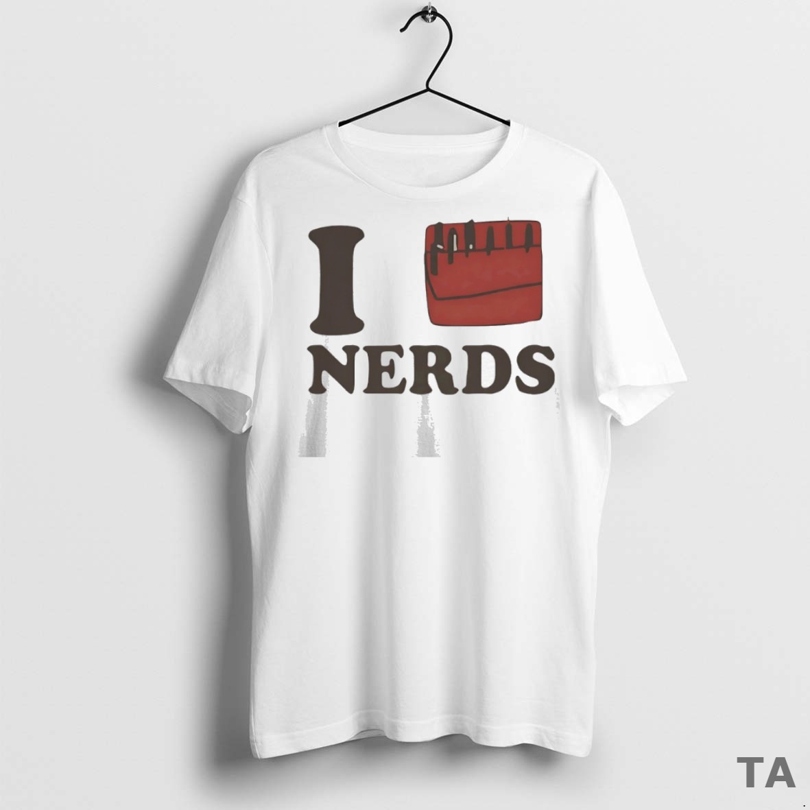 Top I Love Nerds T Shirt Sweater