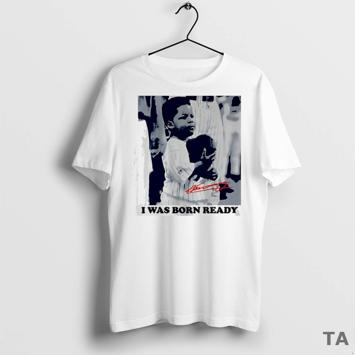 Top I Was Born Ready Vladimir Guerrero Jr T Shirt Sweater
