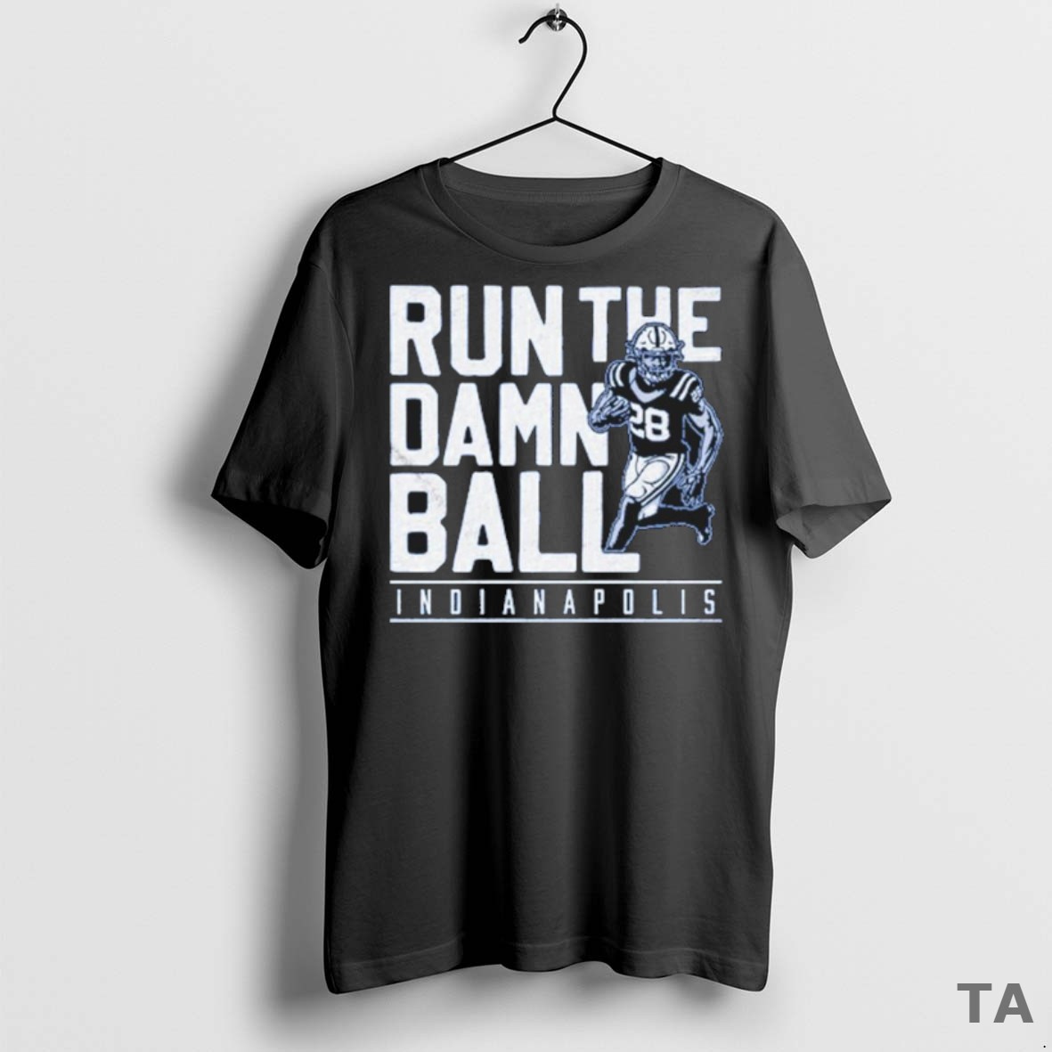 Top Indianapolis Colts Jonathan Taylor Run The Damn Ball T Shirt Sweater