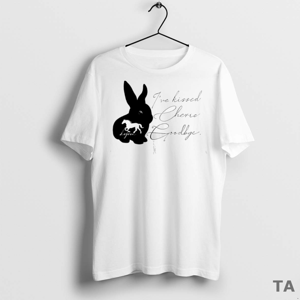 Top Ive Kissed Cherie Goodbye Rabbit T Shirt Sweater