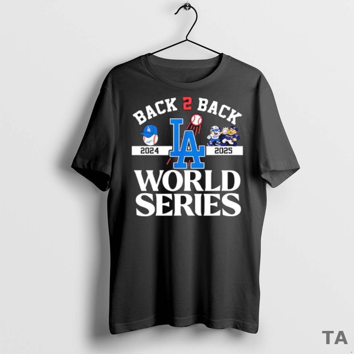 Top Los Angeles Dodgers Back 2 Back 2024 2025 World Series T Shirt Sweater