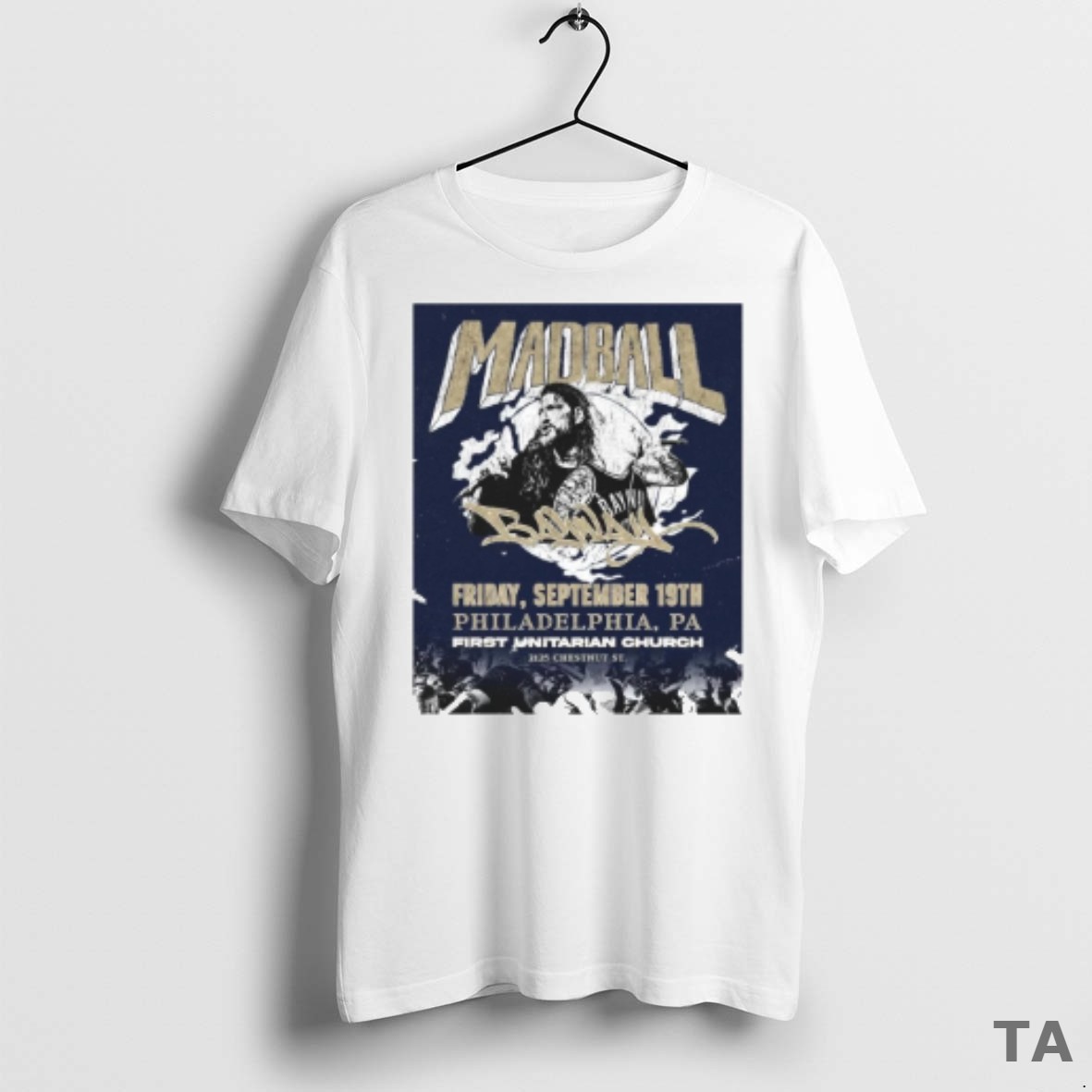 Top Madball Friday September 19th 2025 Philadelphia Pa First Unitarian Church T Shirt Sweater