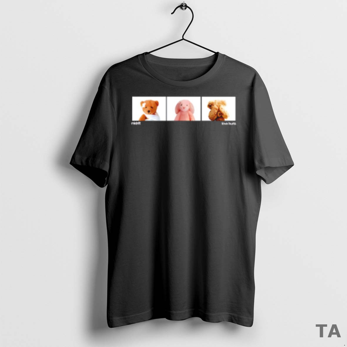 Top Midrift Love Hurts T Shirt Sweater