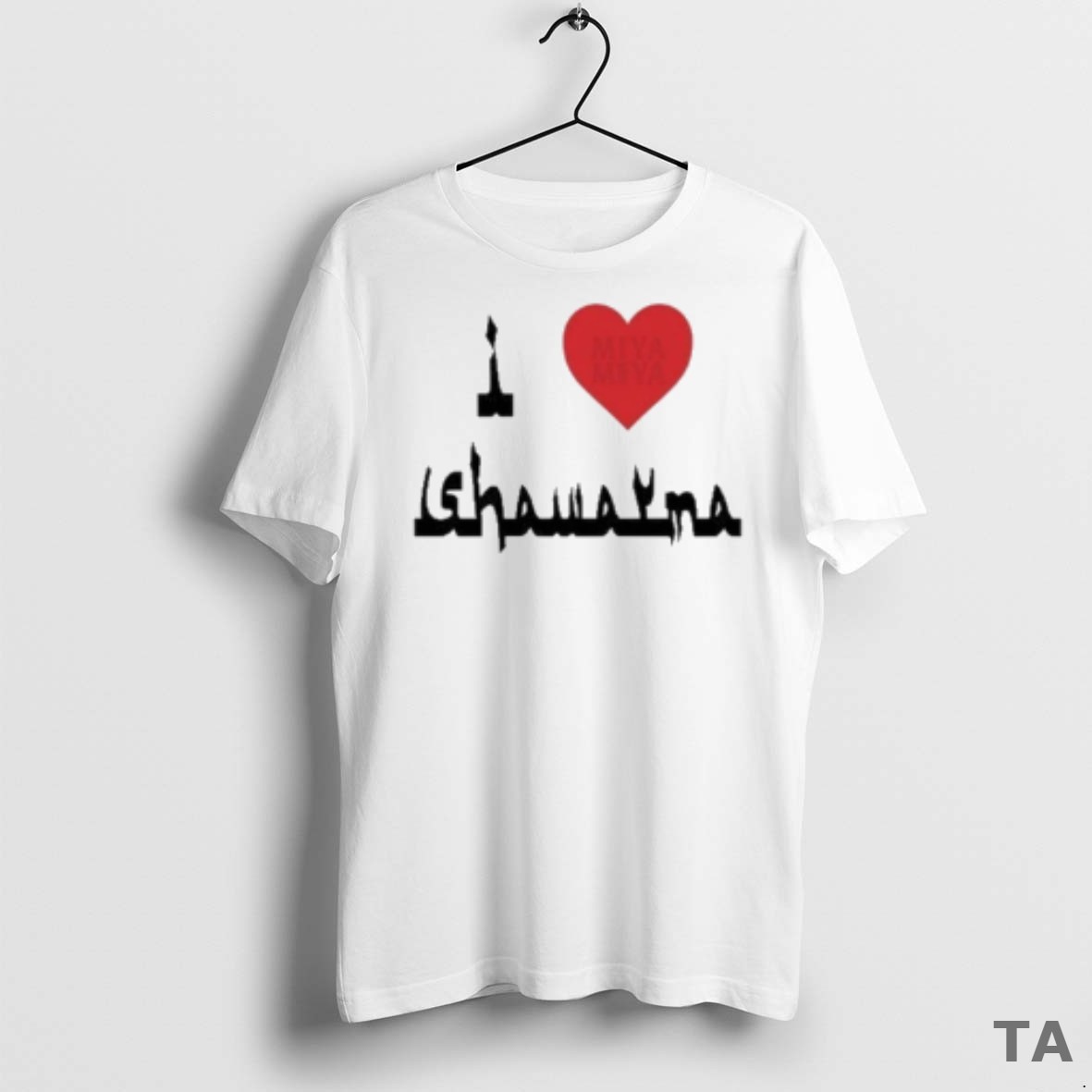Top Miya I Heart Shawarma 2025 T Shirt Sweater